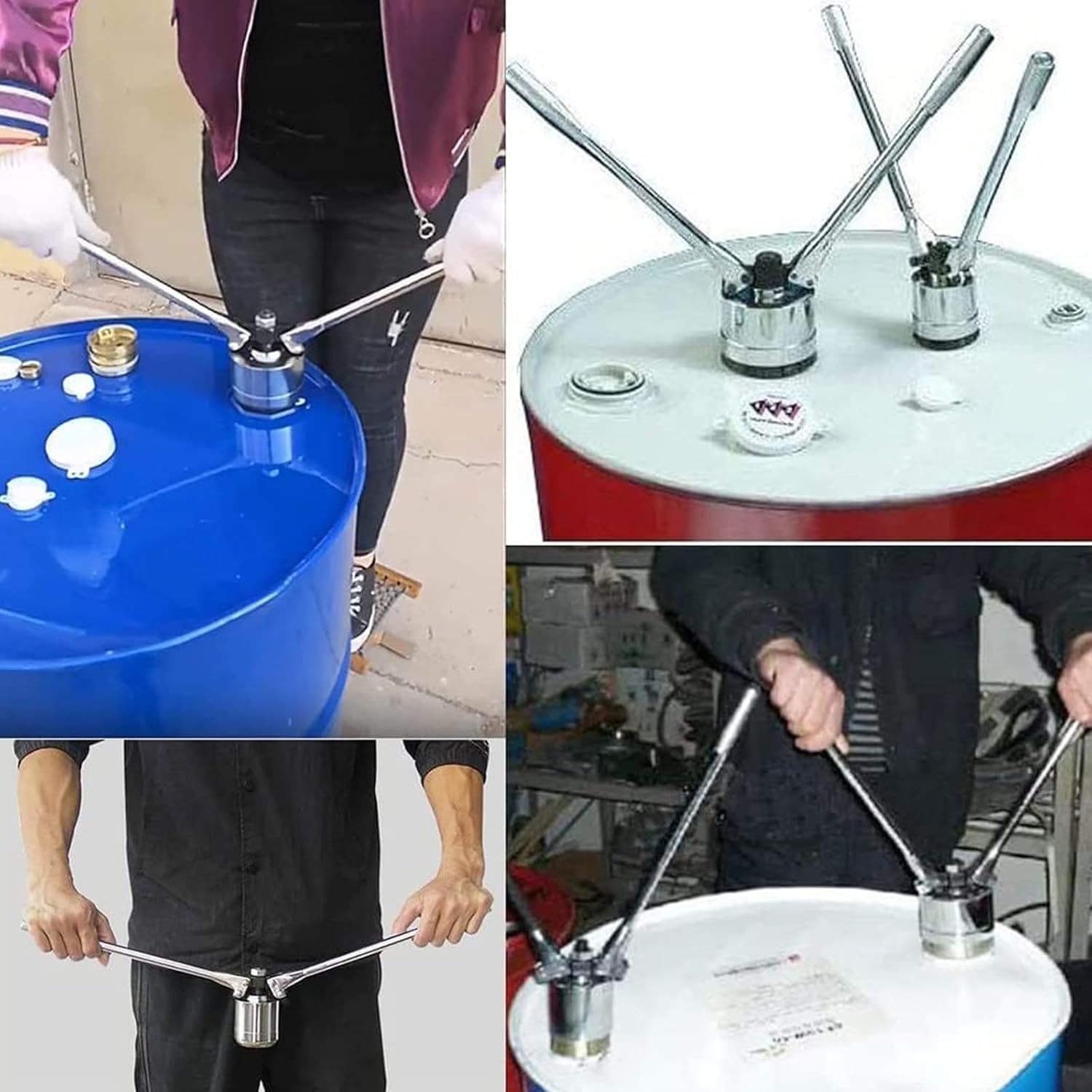 Manual Cap Seal Crimping Tool for 35/70mm Oil Drums - Heavy-Duty Iron Barrel Sealing Machine, Durable Drum Crimper Sealer for Efficient Oil Storage