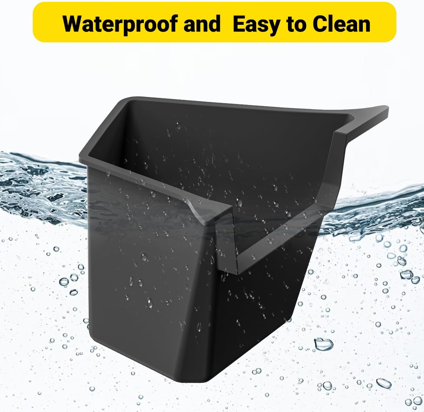 New 2025 2026 Model Y Juniper Rear Trunk Storage Bins with Lids 2PCS Refresh Model Y Rear Trunk Storage Box TPE Waterproof Trunk Organizer for Model Y Juniper Interior Accessories