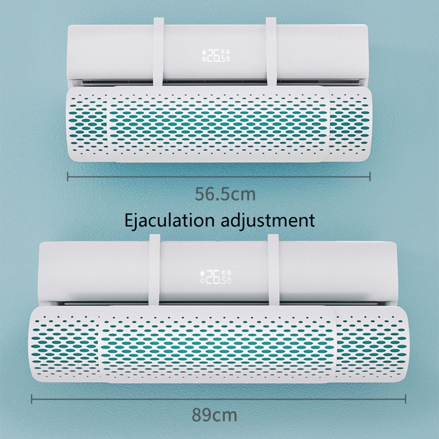 Large Hole Design Angle Adjustable Central Air Conditioning Wind Shield, Suitable for Most Air Conditioners, Anti Direct Blowing
