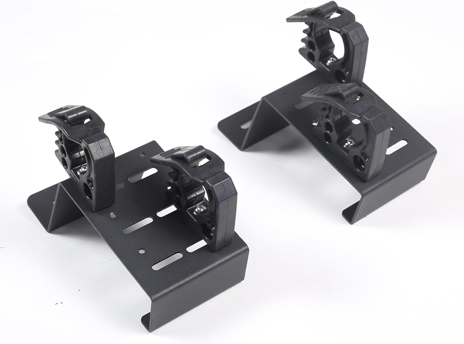 Aunginsy Bed Rail Mount Brackets Compatible with Ford Maverick 2022-2024 2025 Truck Bed Rail Track System Bed Rail Modular Accessory Mount for Shovels, Recovery Boards, Fuel Cans & Other Accessories