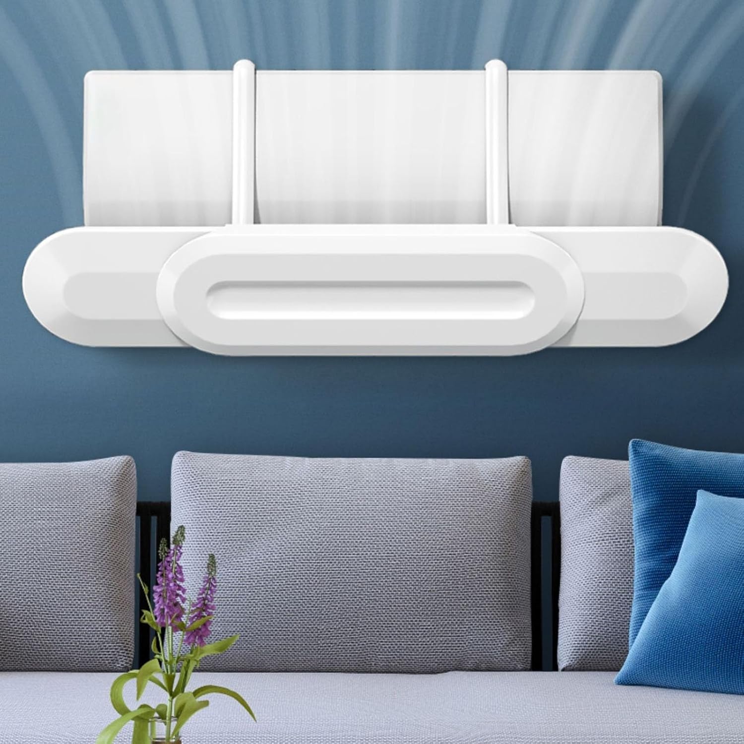 AC Wind Deflector, Air Conditioner Deflector for Freely Adjusting Wind Direction, Adjustable Air Deflector of With Hook