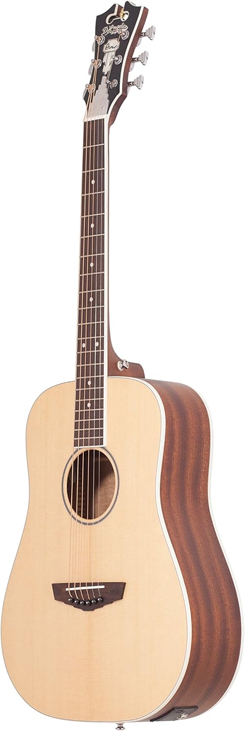 D'Angelico Premier Niagra Acoustic-Electric Guitar - Natural Spruce