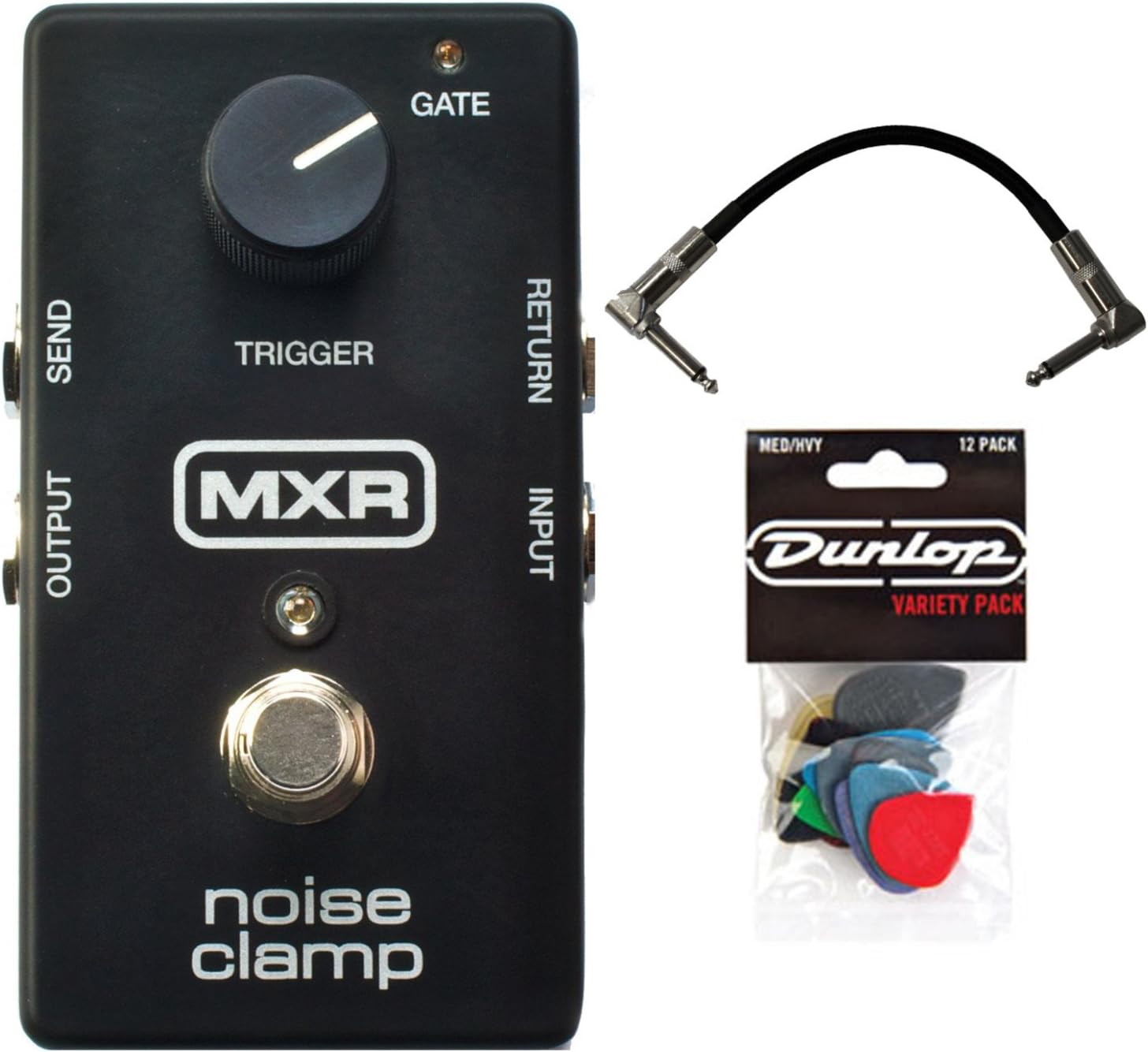 MXR M195 Noise Clamp Pedal w/Patch Cable and Pick Pack