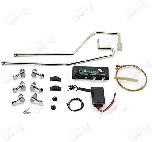 Folk Mute Portable Folding Acoustic Guitar Travel DIY Combination Set Beginner Practice Business Trip Maple Rosewood Guitar ​Neck Replacement (Color : White)