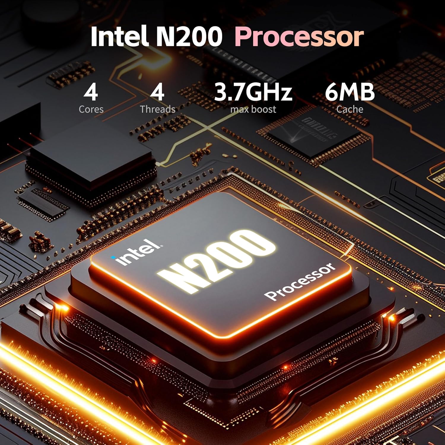 HP 17 Laptop, 17.3'' Touchscreen Display, Intel Quad-Core N200 Processor, 16GB RAM, 512GB SSD+128GB SSD, Webcam, Number Keypad, Windows 11 Home, Fatcayes Accessory, Warm Gold (Renewed)