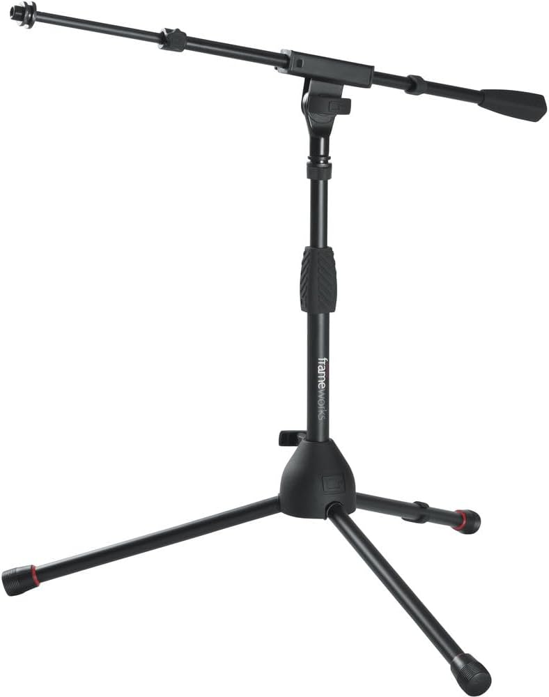 Electro-Voice ND68 Dynamic Supercardioid Bass Drum Microphone with GFW-MIC-2621 Tripod Style Bass Drum and Amp Mic Stand and XLR Cable