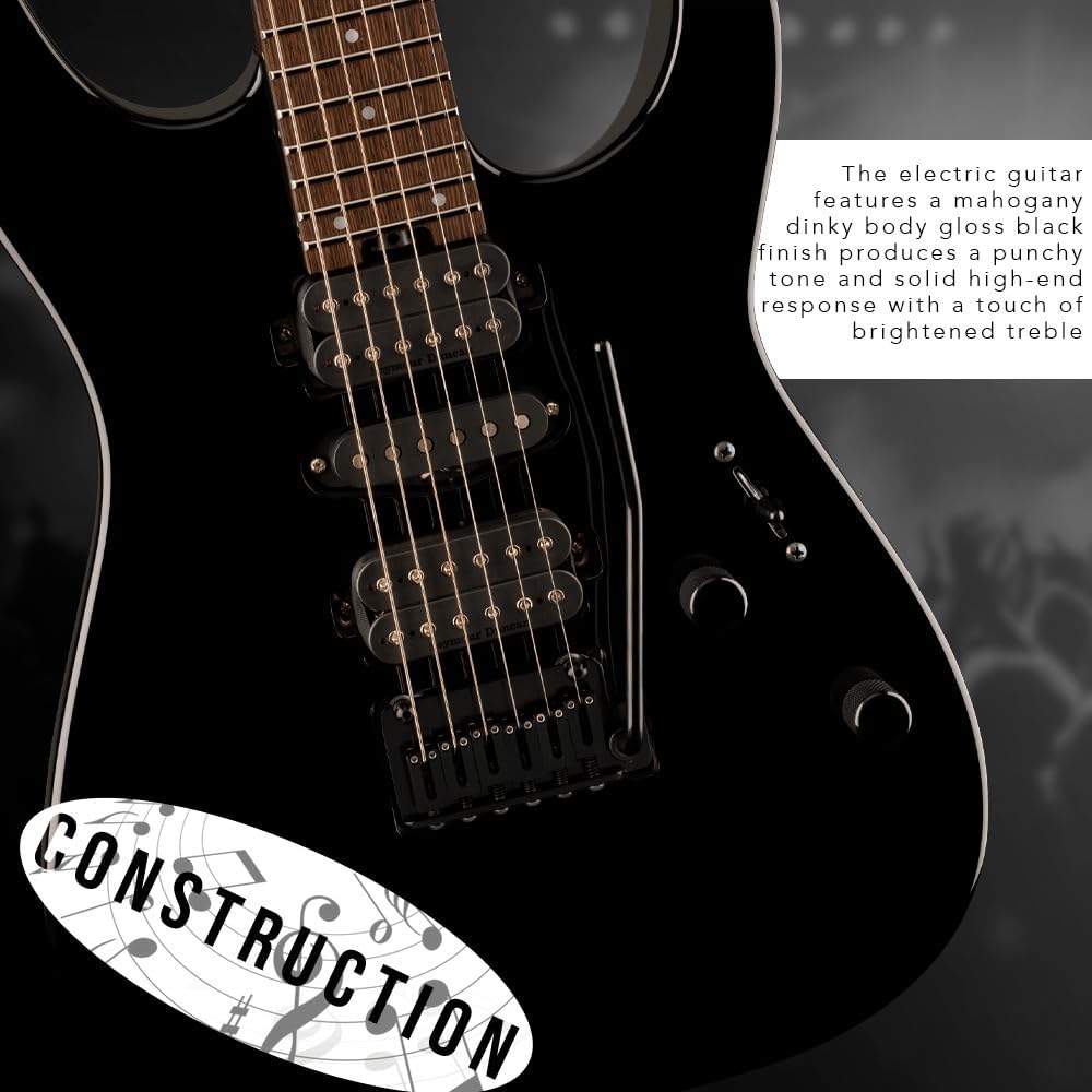 Charvel MJ DK24 HSH 2PT Electric Guitar - Black