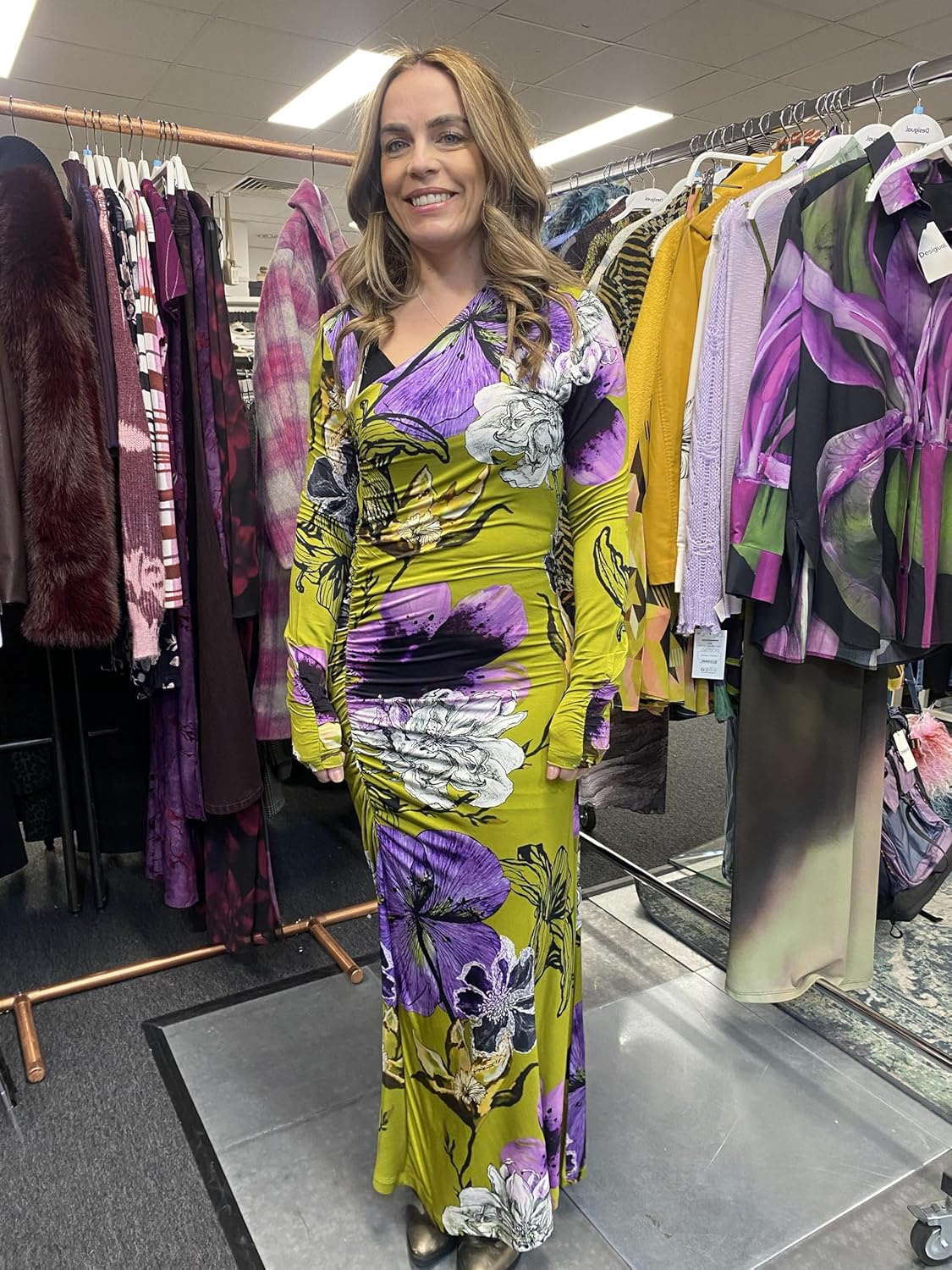 Desigual Women's Woman Knit Dress Long Sleeve