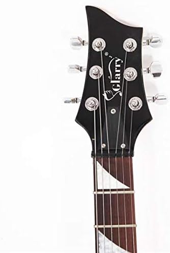 Flame Shaped Electric Guitar Sunset Color with 20W Amp, HSH Pickups, Tremolo Bridge, Full Size Beginner Electric Guitar Kit for Right-Handed, w/Guitar Bag, Strap, Cable, Pick