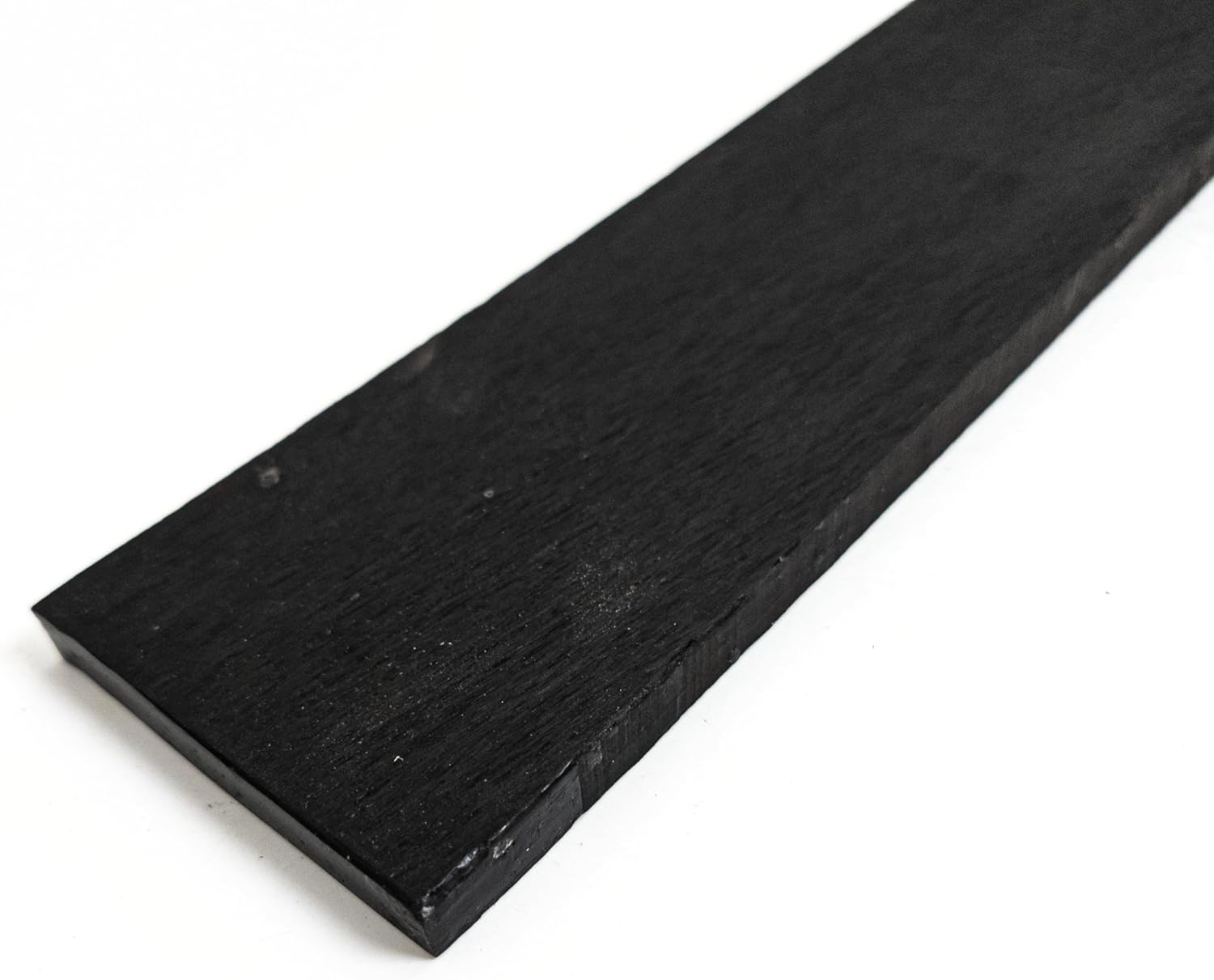 Ebony Guitar Fingerboard Wood Blank AAA Grade – High-Density 1.1g/cm³ & Ultra-Hard Janka 3,080 lbf Tonewood Compatible with Fender/For Gibson – Flawless Unfinished Exotic Hardwood