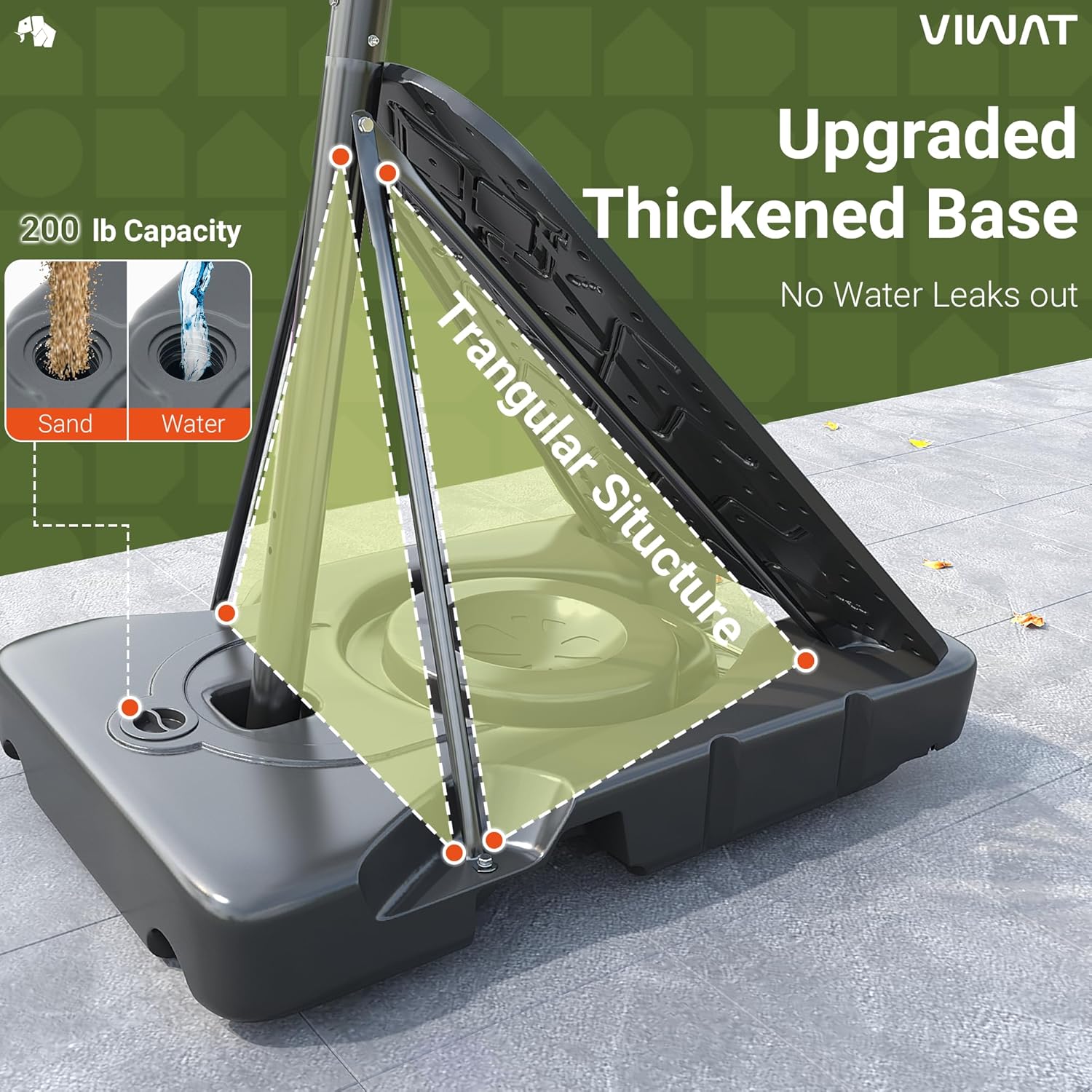 VIWAT Basketball Hoop Outdoor 4.4-10FT Adjustable Kids Basketball Hoop Indoor Basketball Goal 45’’PC Shatterproof Backboard Portable Toddler Basket Ball Hoop for Kids/Adult Basketball Accessories Net