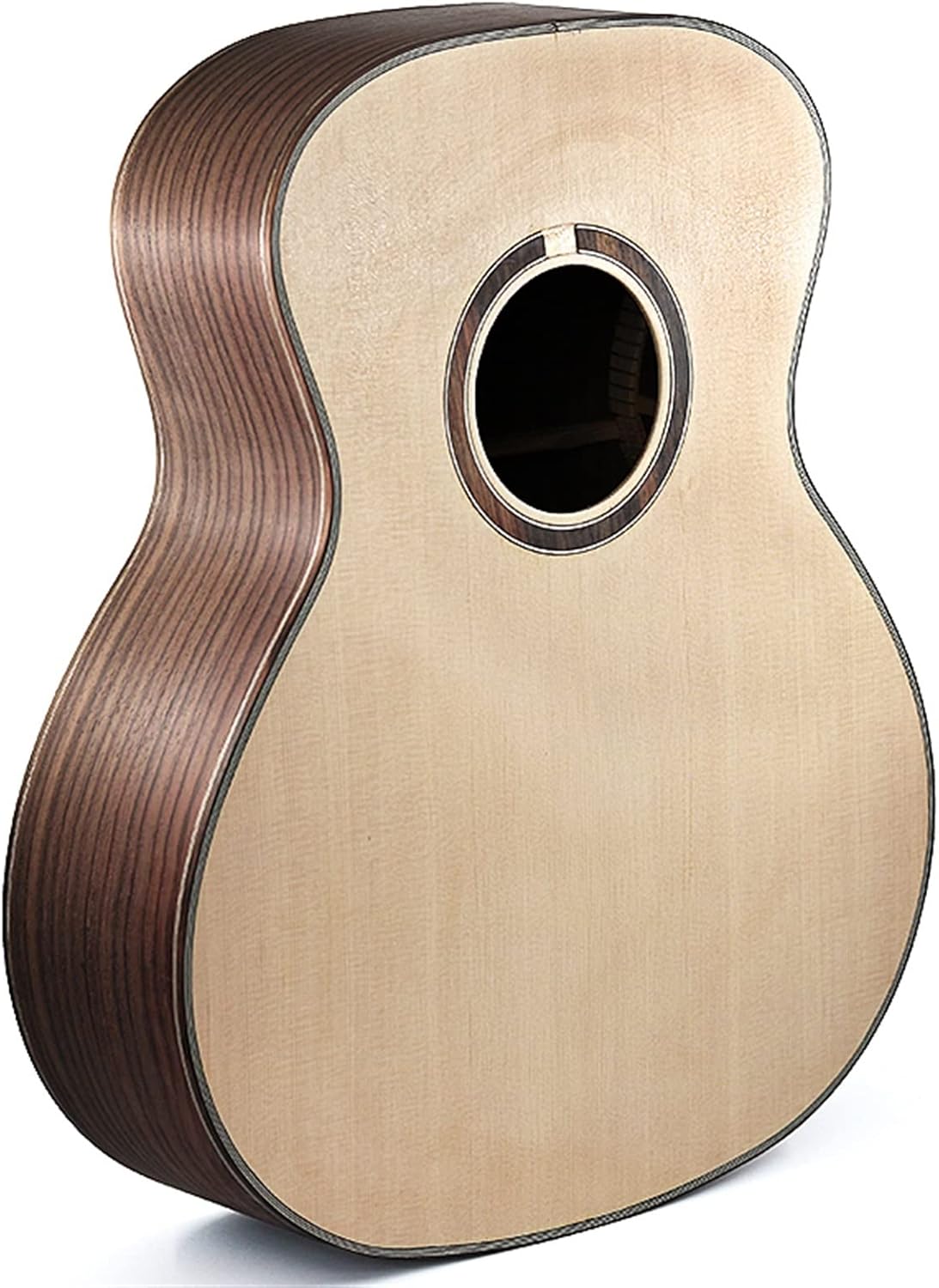 Rosewood Folk Guitar Full Single Finished Barrel Combination Rosewood Back Side Spruce Veneer DIY Guitar Material DIY Guitar Kit