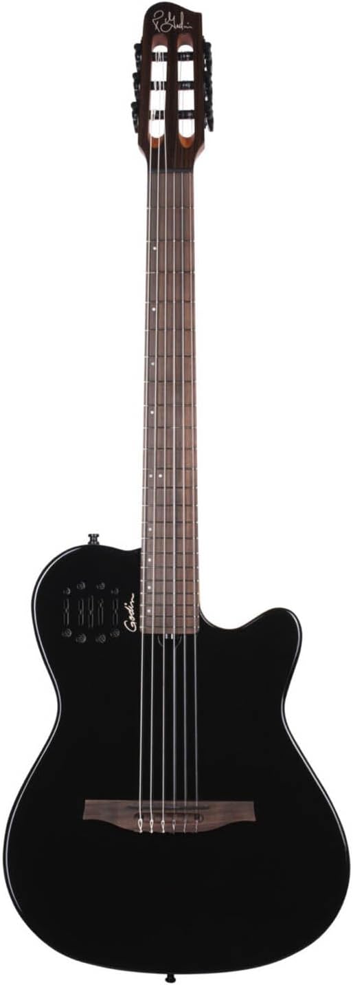 Godin Multiac Mundial Nylon Acoustic-electric Guitar - Onyx Black