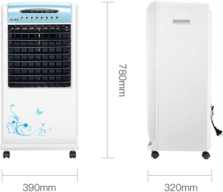 Portable Air Conditioner Fan Portable Cooling Fan Single Cold Type With Remote Control Electric Fan Home Small Vertical Air Cooler Dormitory Silent Cooling Air Conditioning Fan 780MM*390MM*320MM