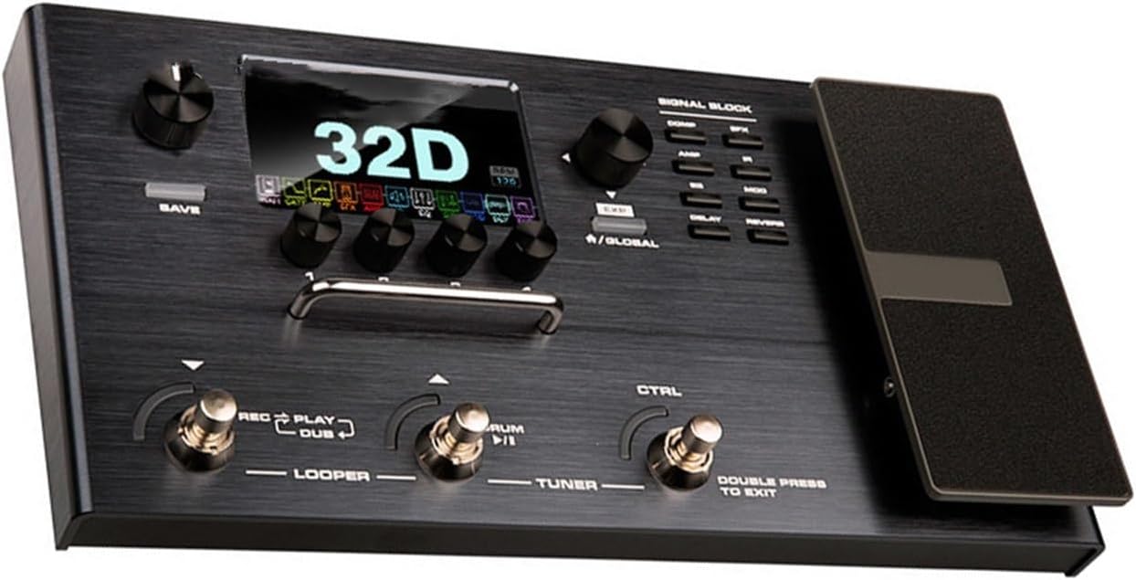 Professional Guitar Effects Pedals Electric Guitar Digital Effects Processor Bass Drum Machine Loop Recording Amp Analog Accessories