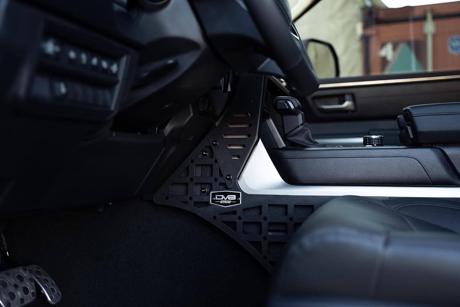 DV8 Offroad Center Console Molle Panels & Device Bridge for 2022-2025 Toyota Tundra & 2023 Sequoia | Mount for Cell Phone, GPS, & Other Accessories | Truck Cargo Storage | Quick & Easy Installation
