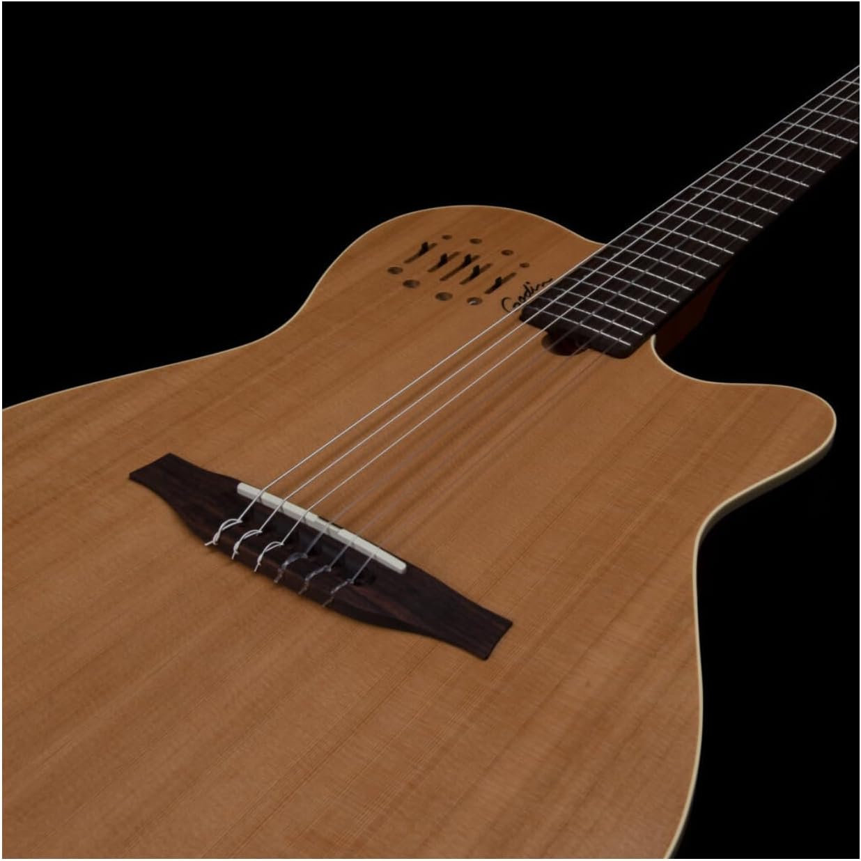 Godin Multiac Nylon Encore Acoustic Electric Classical Guitar, Natural