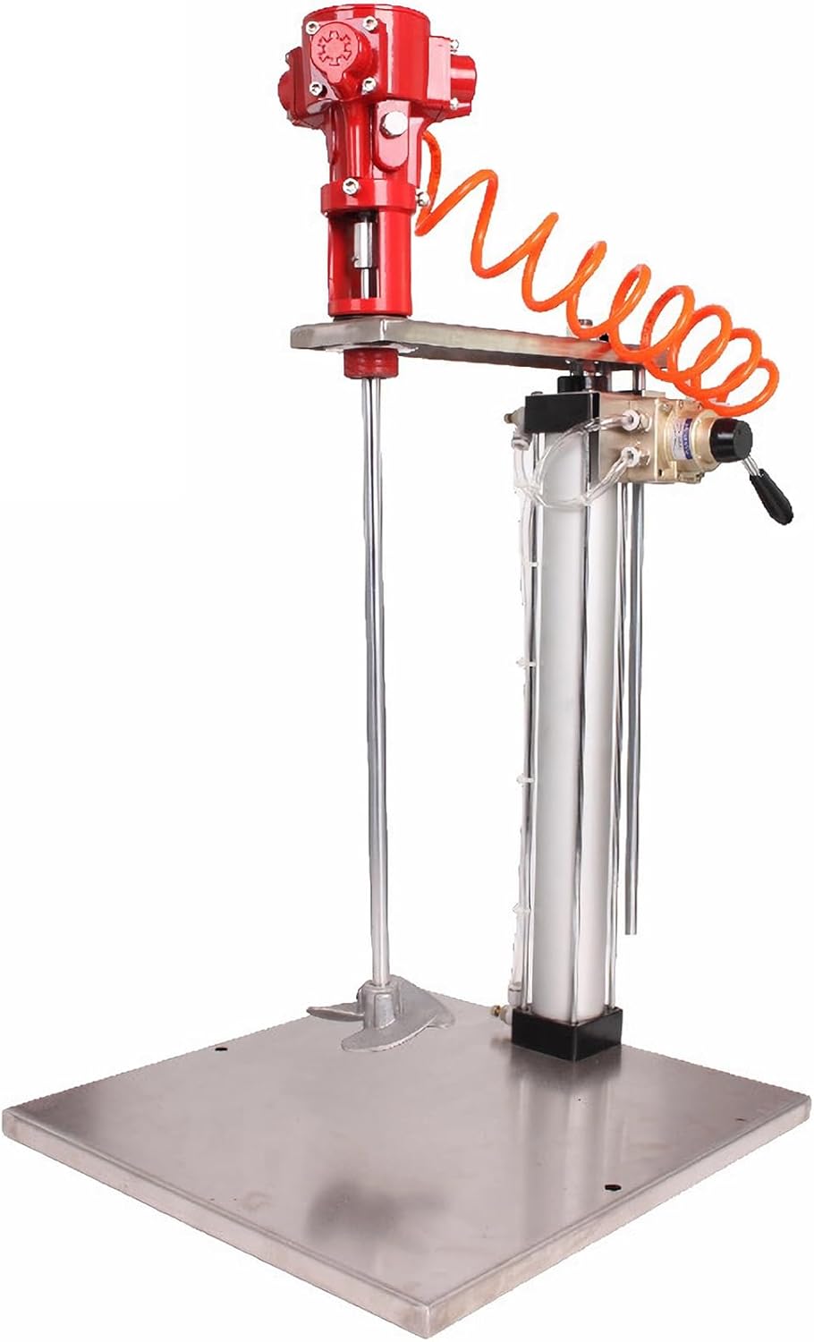 Pneumatic Paint Mixer Pneumatic Paint Mixer Machine, 5 Gallon Automatic Lift Paint Stirrer, for Paint Mixing in Paint Factory Home Industry