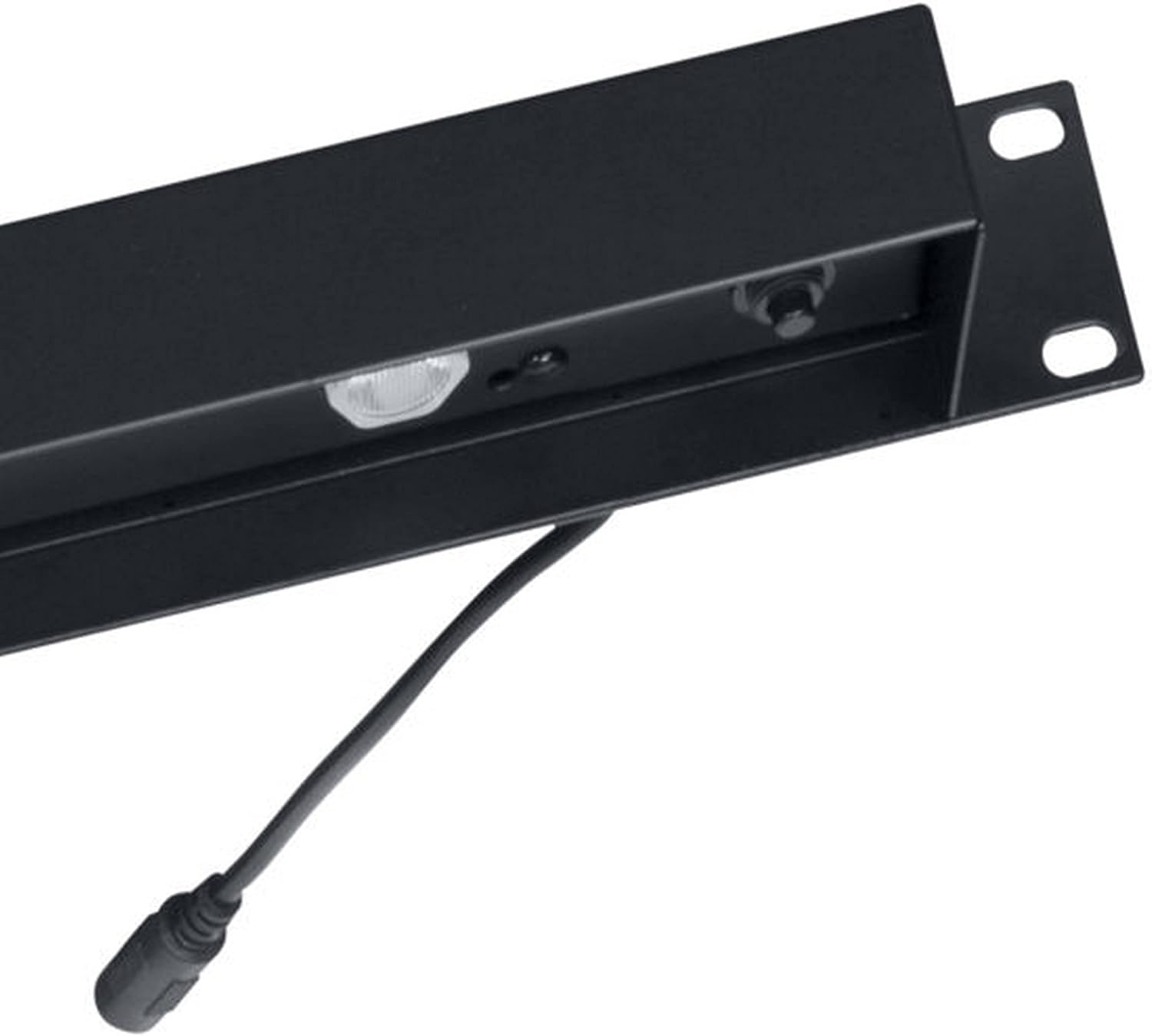 Lowell RPL-F Front/Rear-Mount Rack Panel with LED Lighting; 5-LED Modules, Total 525 Lumens; Pure White Light (6000-6500K); 12VDC, 1A Output Power Supply; Push Button On/Off Switch