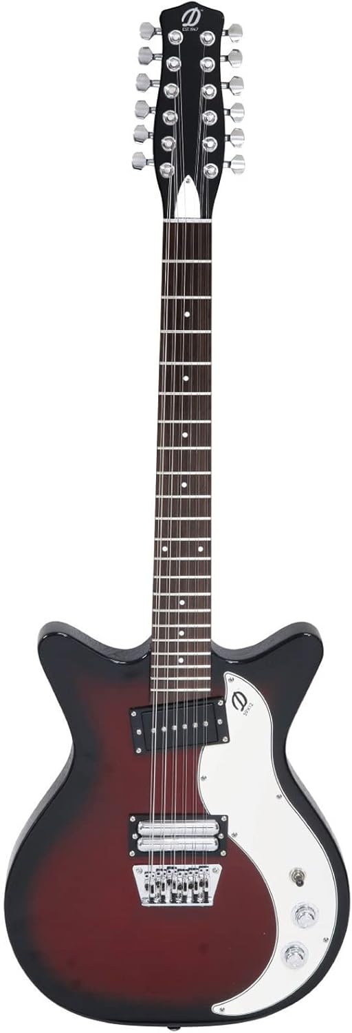 Danelectro 59X 12 String Red Burst, D59X12-REDB