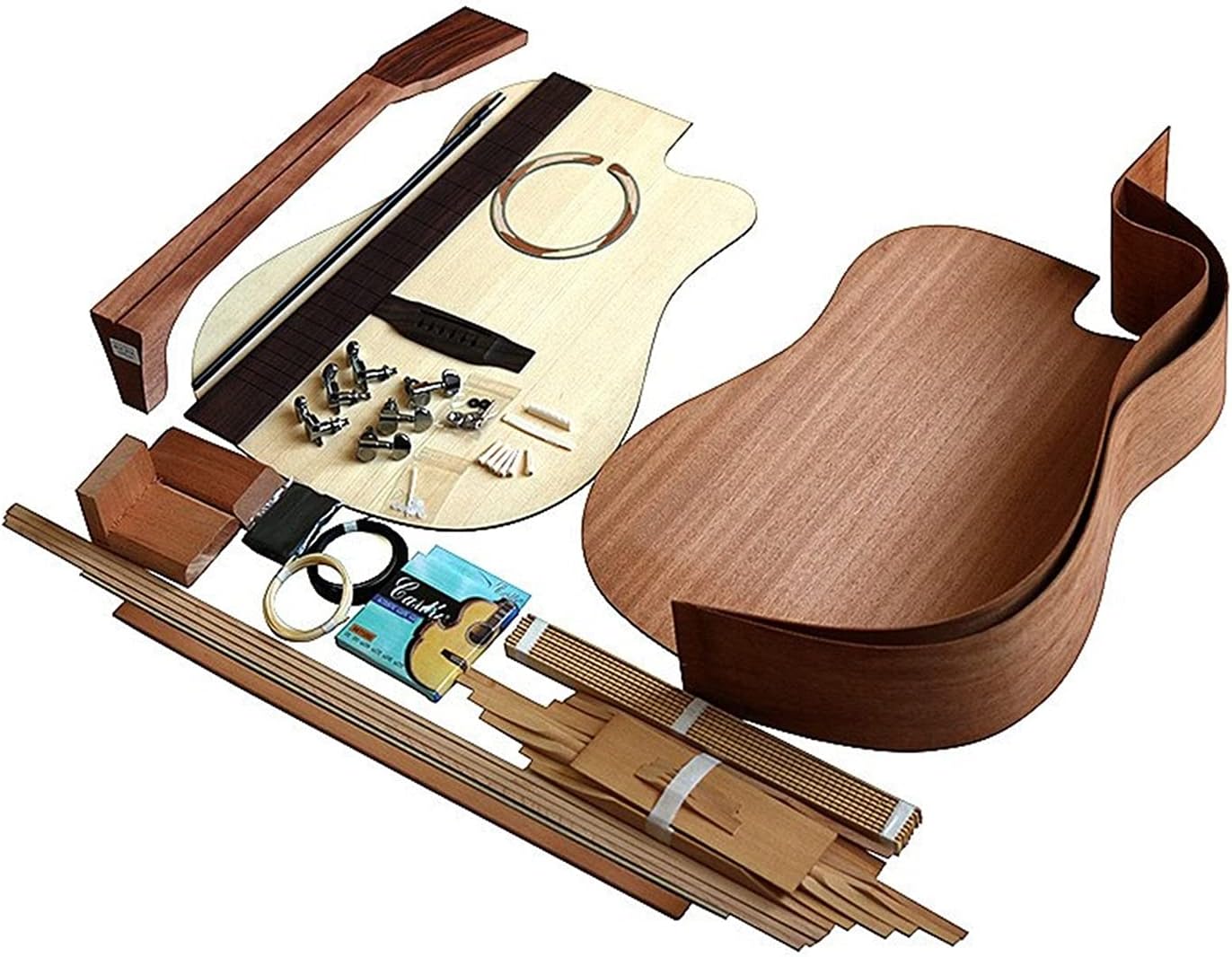 Unfinished Guitar Body 1 Set DIY 41