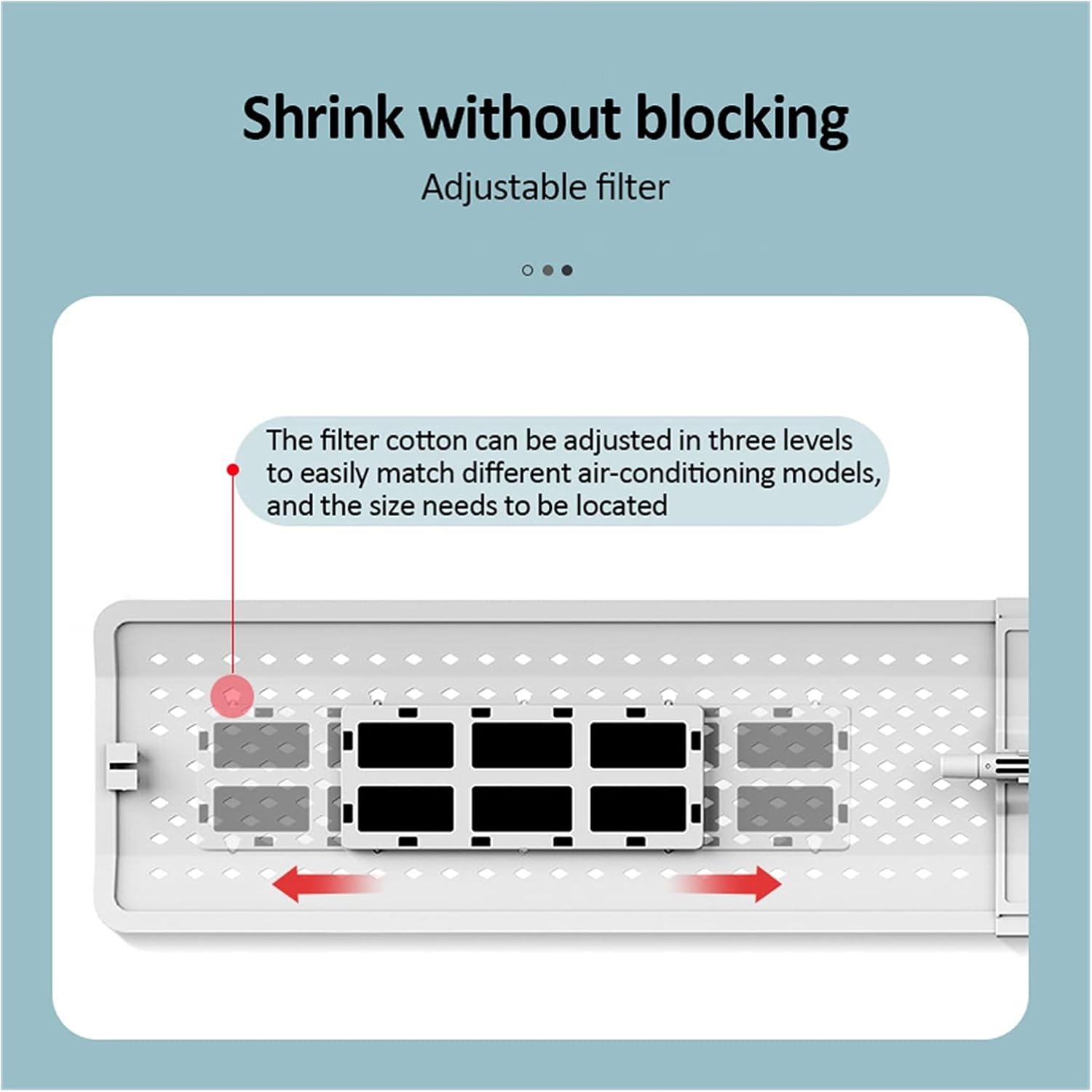 Adjustable Air Conditioning Cover Anti Direct Blowing Wind Deflector Universal Scalable Air Conditioner Baffle Shield Windshield Accessories