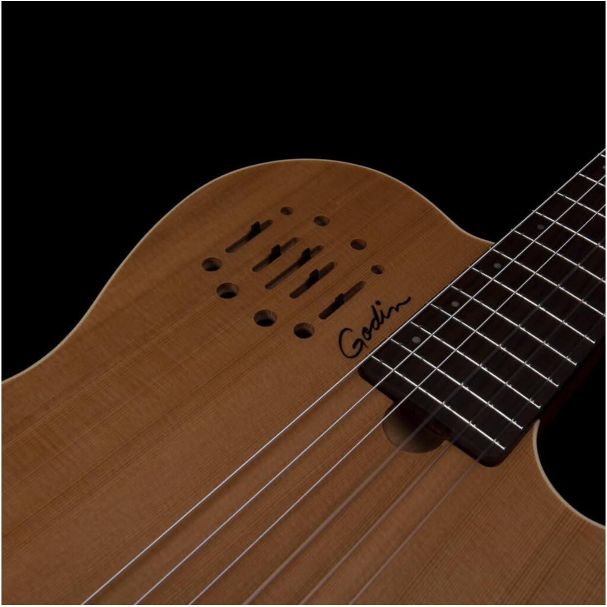 Godin Multiac Nylon Encore Acoustic Electric Classical Guitar, Natural