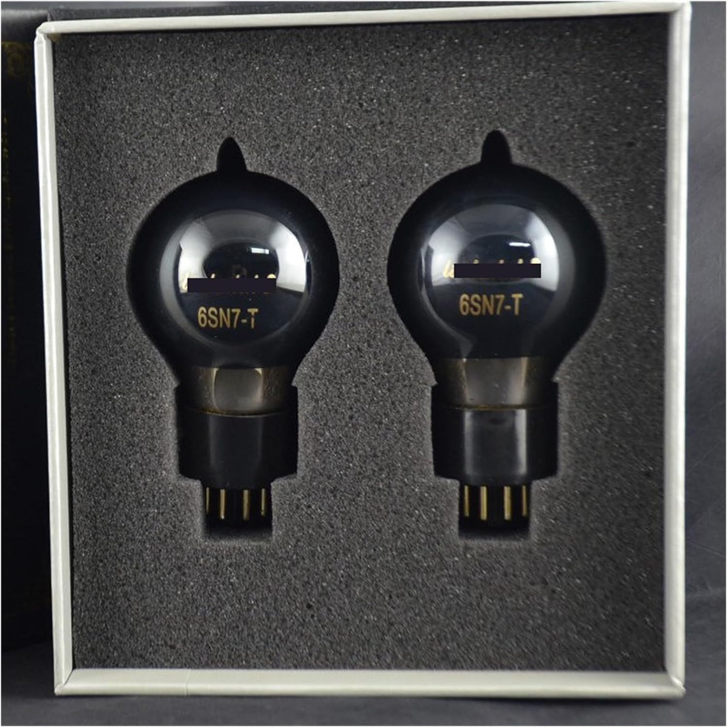 6SN7-T 6SN7T Black Glass Tube Replaces 6SN7 6H8C 6N8P CV181 5692 Audio Amplifier Vacuum Tube(2 pcs)