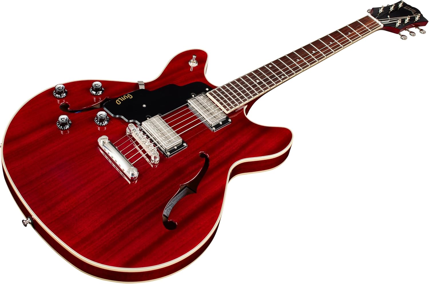 Guild Starfire I DC Semi-Hollowbody Lefty, Cherry Red
