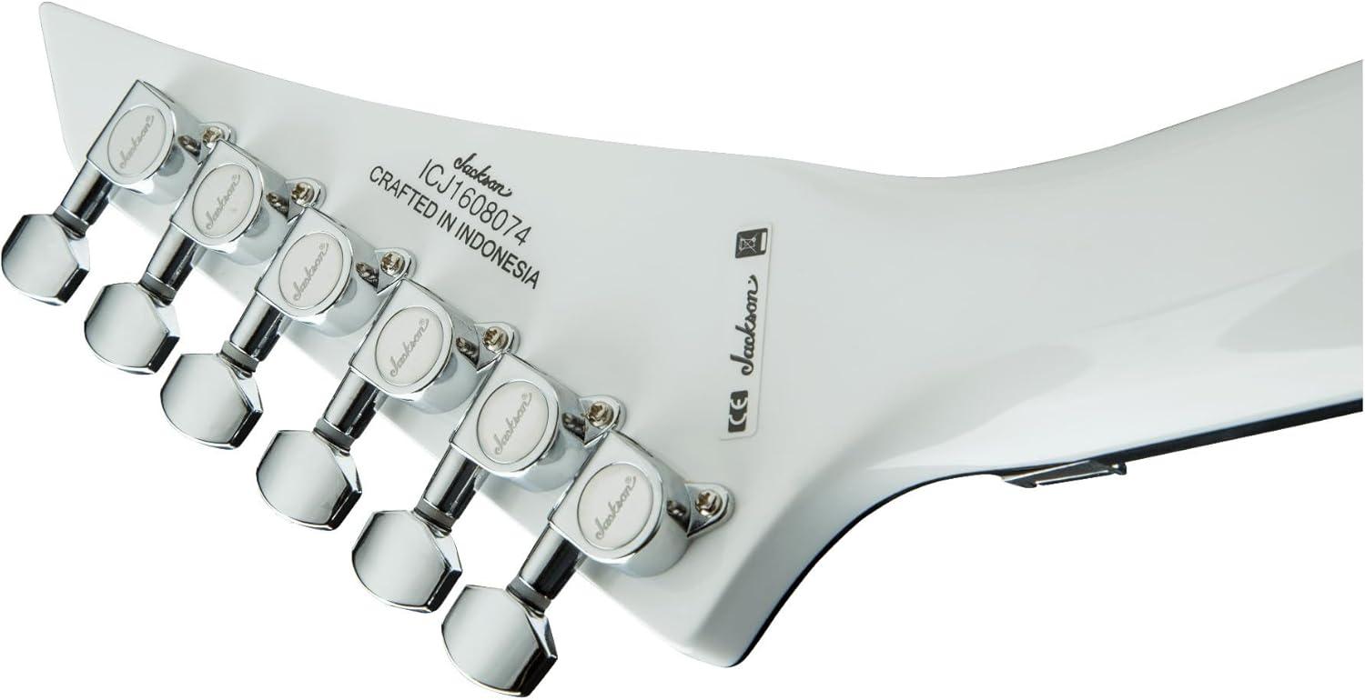 Jackson RR24 X Series Rhoads - Satin White with Black Pinstripes