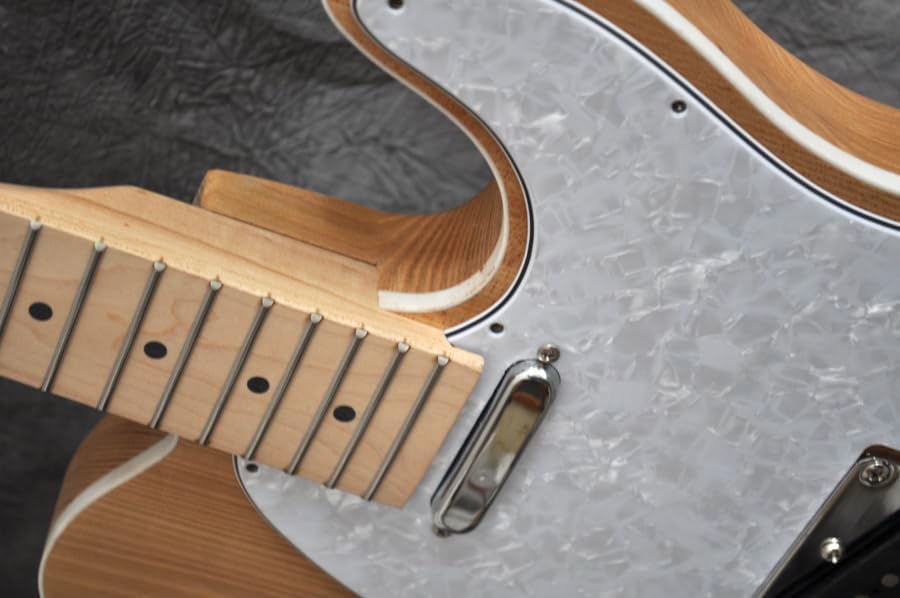 RSW DIY Electric Guitar Kit, Elm Body, Maple Neck, 6 Strings, Right-Handed, 25.5 Inch Scale Length