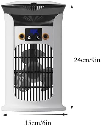 Portable Air Conditioners, Portable AC Unit With Remote Control, Powerful 3 Speeds Evaporative Air Cooler Personal Mini Air Conditioner Portable For Room Office Bedroom(C)