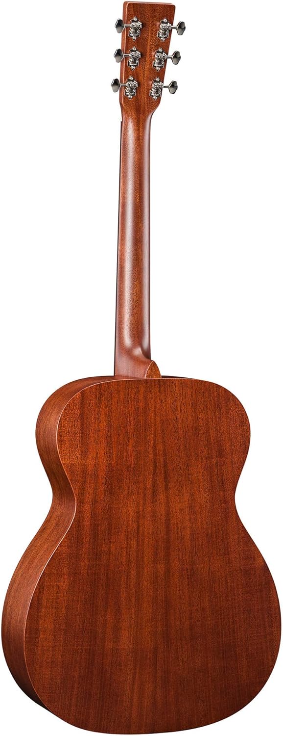 Martin Guitar 000-15M with Gig Bag, Acoustic Guitar for the Working Musician, Mahogany Construction, Satin Finish, 000-14 Fret, and Low Oval Neck Shape