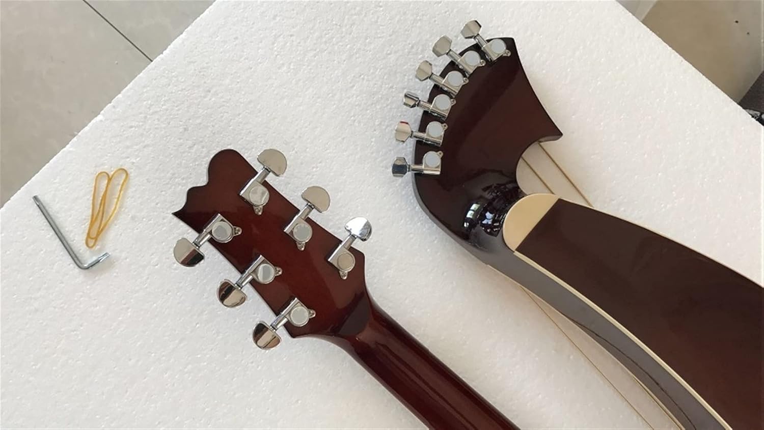 6/6/8 Strings Harp Acoustic Guitar Double Necks Electric Acoustic Guitar 41 Inches Fir Body Guitars (Color : Harp and hardcase Size : 41 inches) (Harp and Soft Bag 41 inches)