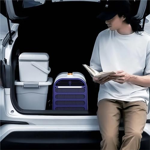 Tent Air Conditioner, 5200BTU Portable Air Conditioner for Camping, Fast Cooling Units with Ambience Light, 4 Adaptable Modes, for Truck Outdoor/RVs/Fishing or Pet