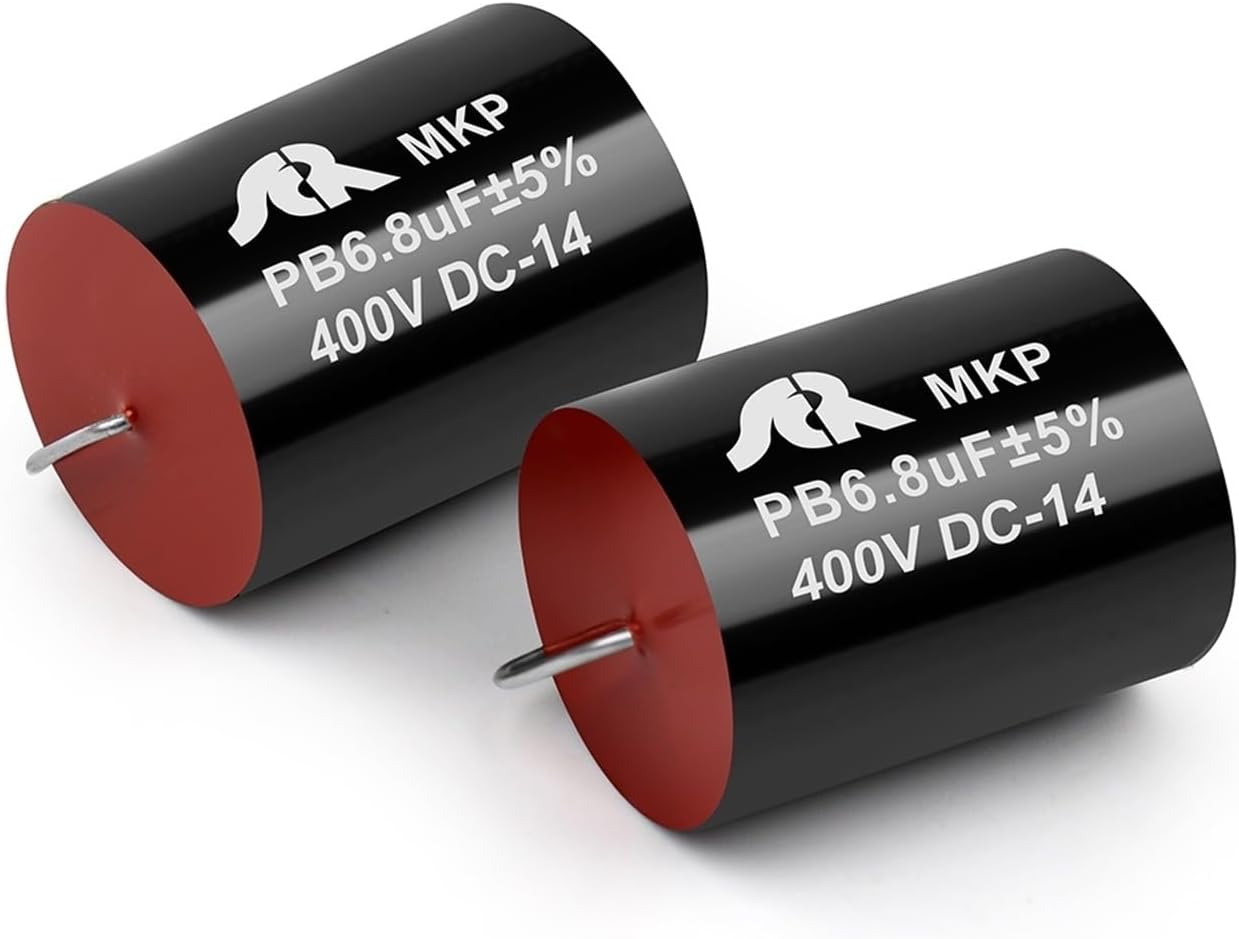 ALKOY 2 Pieces Audio Amplifier Capacitor MKP Crossover Audio Capacitor Voltage Divider 400V 0.1uF-47uF Suitable for Filter/Amplifier/Audio/HiFi (Size : 47UF 400V)
