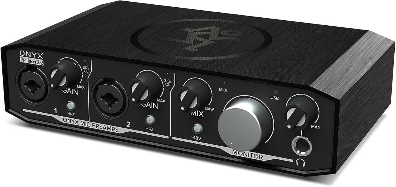 Mackie Onyx Producer Audio Interface For Zoom Video Conference Live Streaming