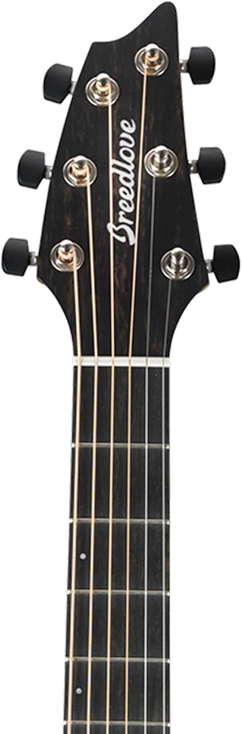 Breedlove Oregon Concert CE Acoustic-Electric Guitar - Natural Sitka & Myrtlewood Bundle with Hardshell Case, Tuner, Guitar Strap, Strings, Picks, and Austin Bazaar Guitar Essentials DVD