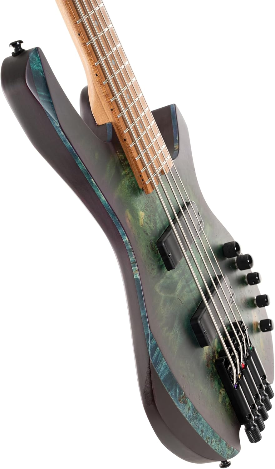 Cort 5-String Headless Space Bass Star Dust Green