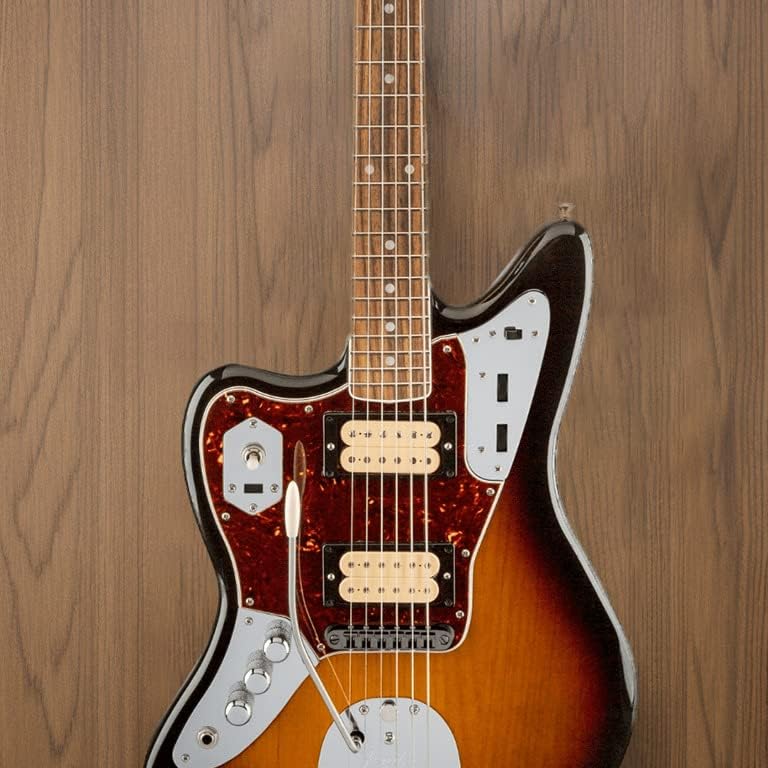 Fender Kurt Cobain Jaguar LH NOS 3 Tone Sunburst Solid-Body Electric Guitar (0143021700)