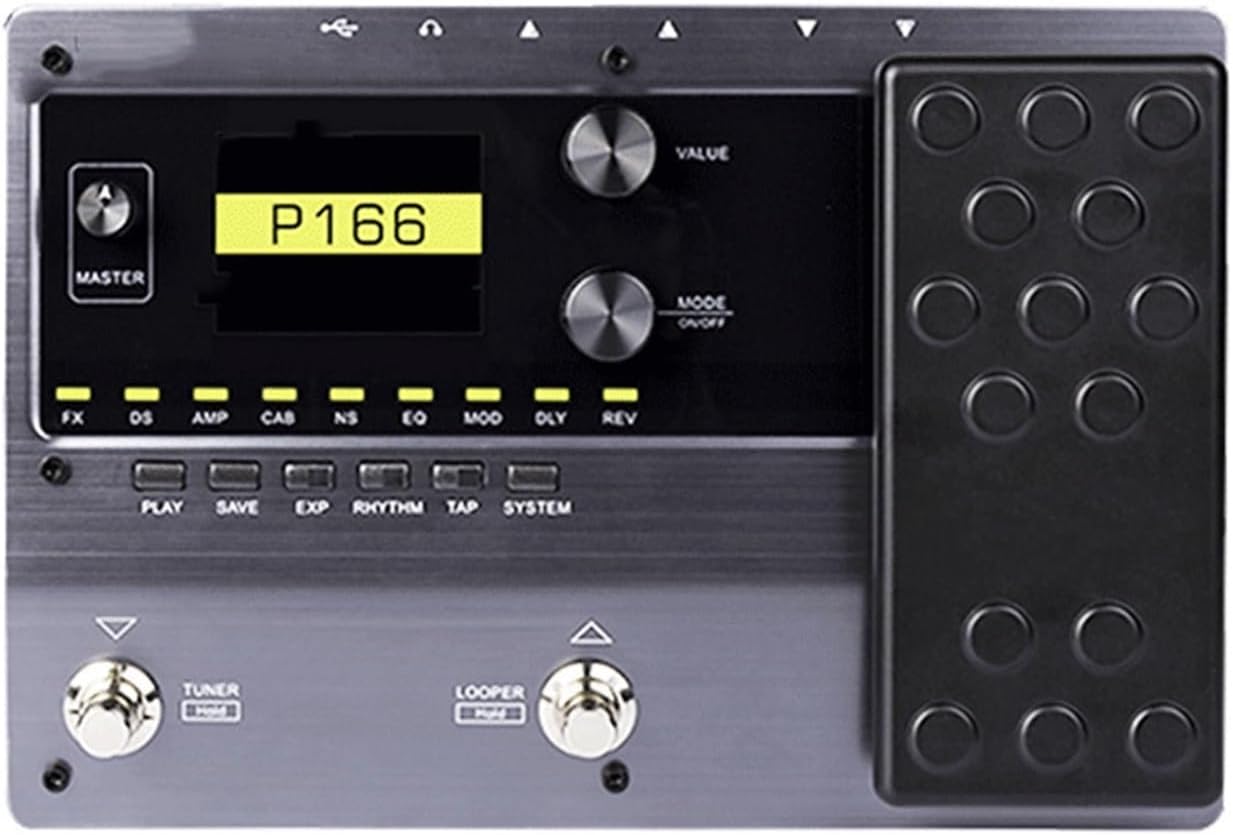 Professional Guitar Effects Pedals Colored Electric Guitar Multi Effects Pedal Loop Drum Machine Accompaniment Amplifier Analog(1)