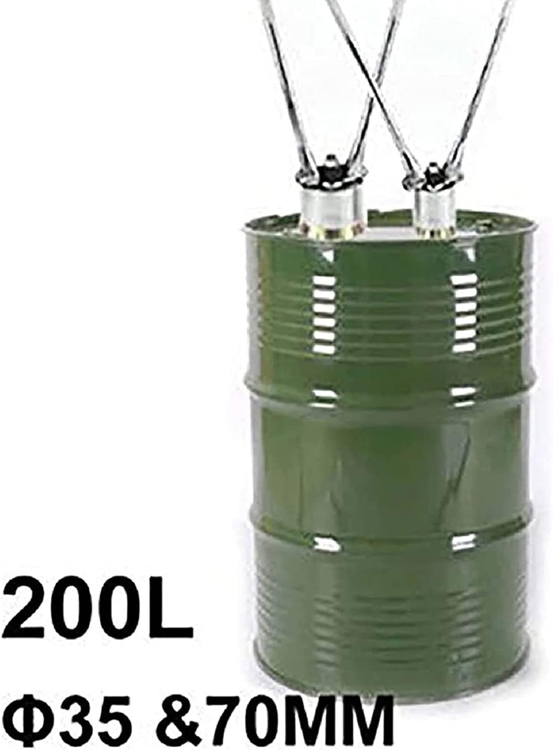 200l Oil Drum Pressure Cap Sealing Barrel Crimping Tool, 35&70mm Crimper Sealer, 53 Gallon Manual Oil Barrel Sealing Machine,oneset