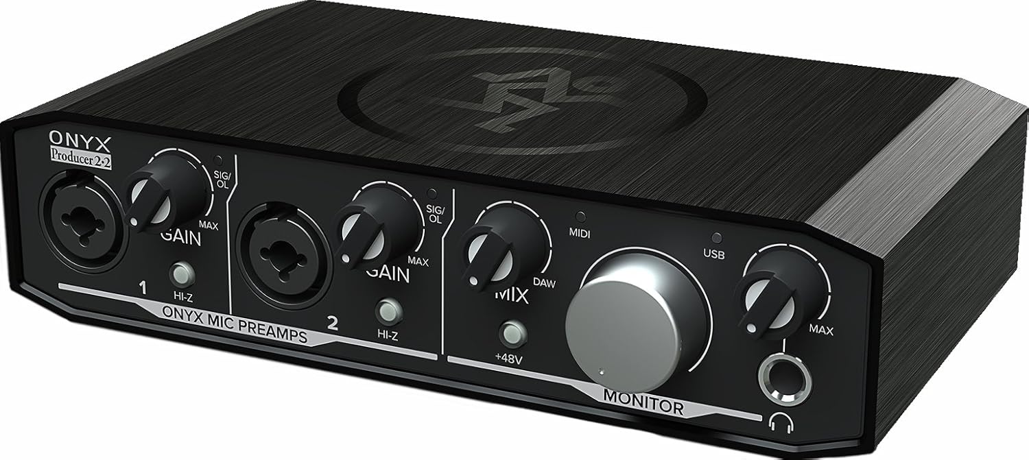 Mackie Audio Interface, Onyx Producer 2X2 USB Audio Interface with MIDI (Onyx Producer 2-2)