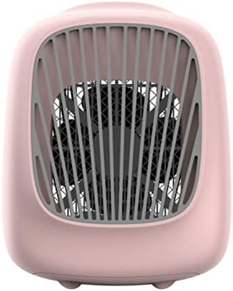 Portable Air Conditioners, Evaporative USB Personal Air Cooler, Mini Desktop Spray Fan, 3 Speeds Air Cooler Humidifier for Home, Office (Color : Pink)