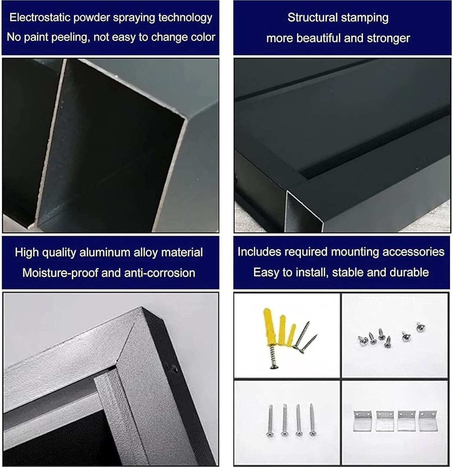 Aluminum Air Conditioner and Heat Pump Cover, Ac Unit Covers Outdoor, Privacy Screens Fence Panels for Air Conditioners Trash Bins(Gray,110cm)