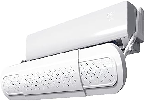 Air Conditioner Deflector, Retractable Air Deflector Adjustable Wind Deflector Wall-Mounted Air Conditioner Outlet Deflector