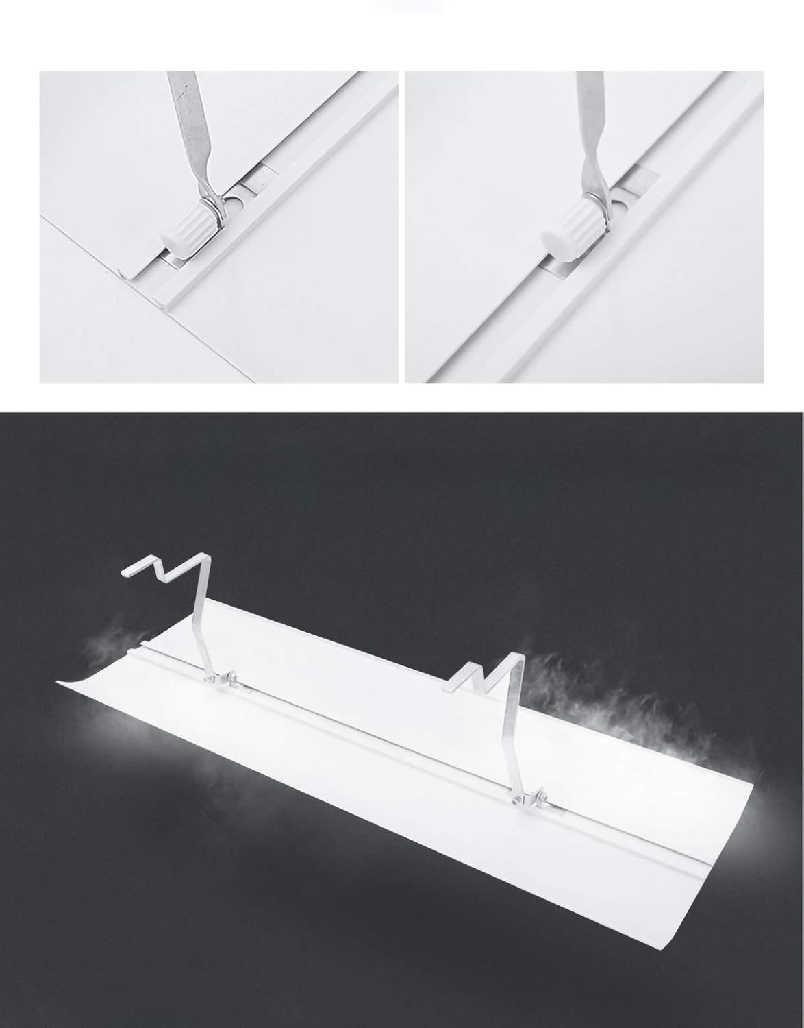 Air conditioner windshield Side Air Conditioner Windshield to Avoid Direct Cold Wind, Air Outlet Wind Deflector, Wind Direction Deflector, Suitable for Home/office