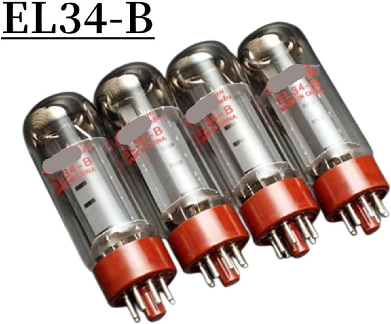 EL34-B Tube Replaces 6CA7 EL34B 6P3P 5881 6550 KT88 EL34M EL34 Tube Amplifier HiFi Audio Amplifier(4pcs Matched Quad)