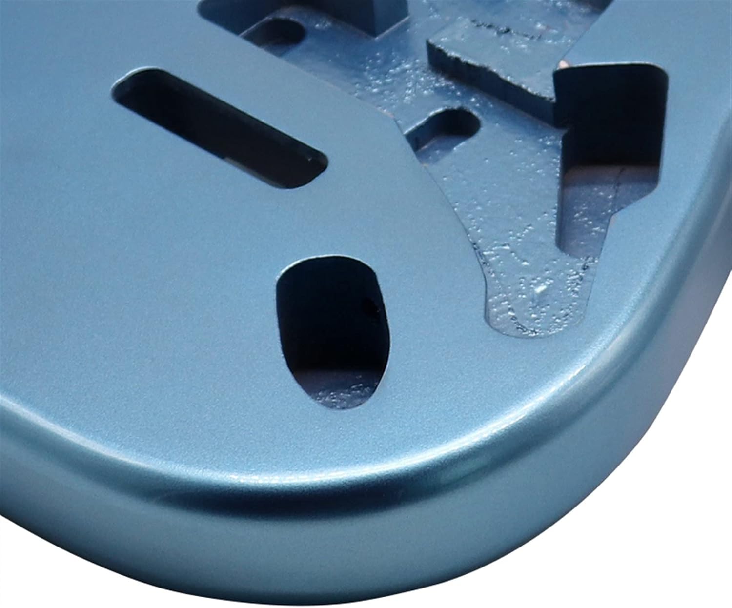 Poplar Wood Metallic Blue Electric Guitar Body Guitar Barrel High Glossy Guitar Body 5.7cm Heel Width DIY Guitar Kit