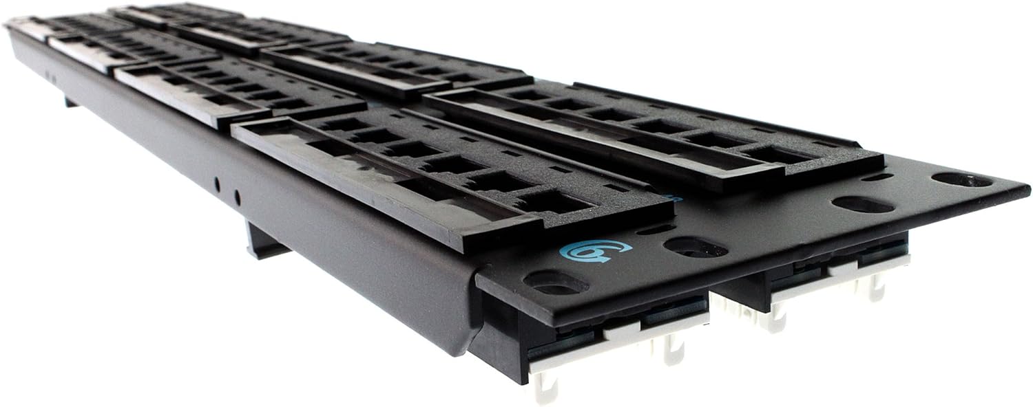 OR-PHD66U48 - Ortronics Clarity 6 Patch Panel, Six-Port Modules, 48-Port